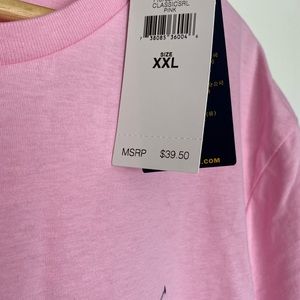 New Mens Pink Polo Shirt